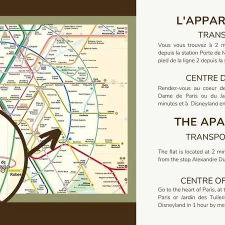 42.appart 6pers#2bedroom #pere Lachaise #nation Paryż